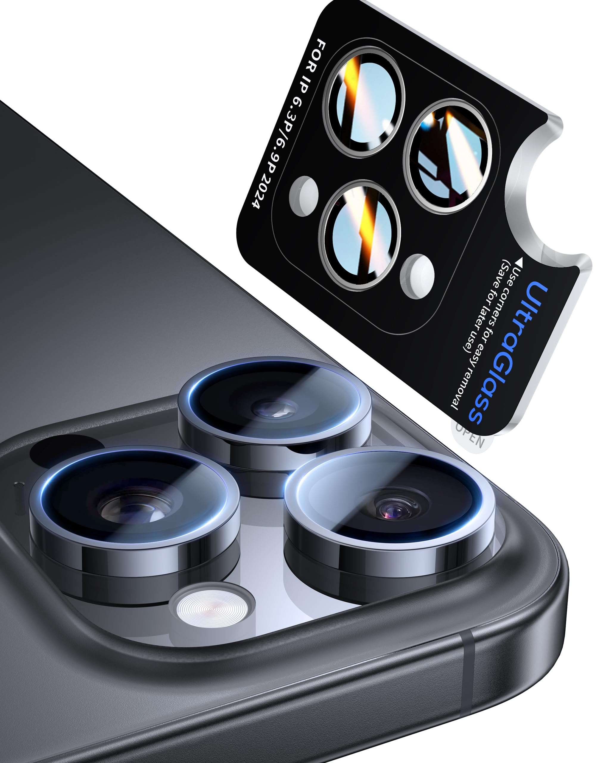Hartglas-Kameraschutz Für IPhone 14, 13, 12 Pro Max & 16 Modelle | Full HD Linsenschutz