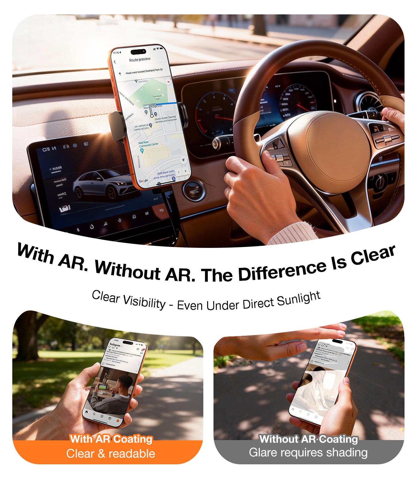 UltraGlass UNBREAK TOP 9H+ Armor for iPhone 17 Pro Max Screen Protector Anti-Reflection, 2 Pack