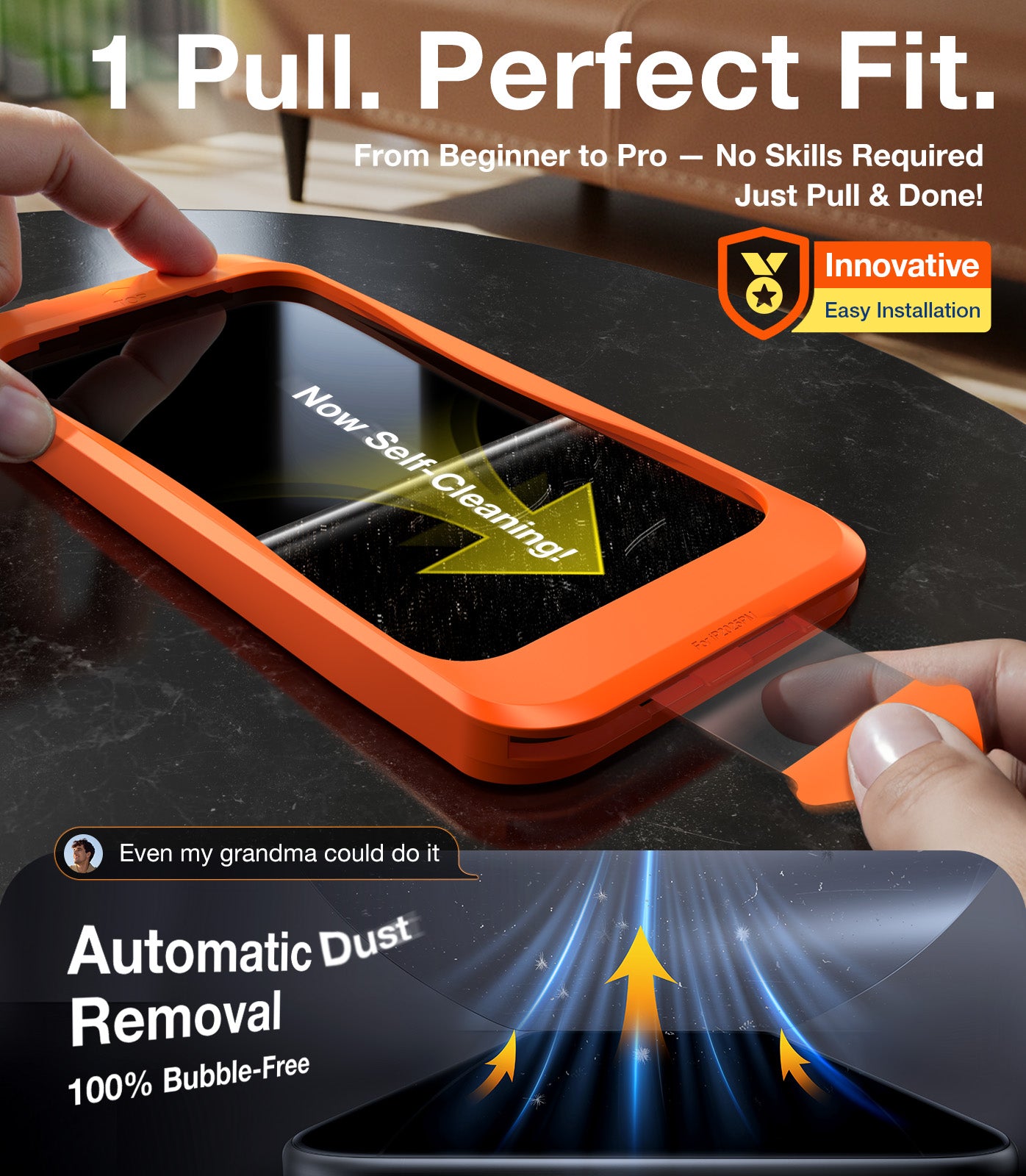 UltraGlass iPhone 17 Pro Max Privacy Screen Protector, 2 Pack