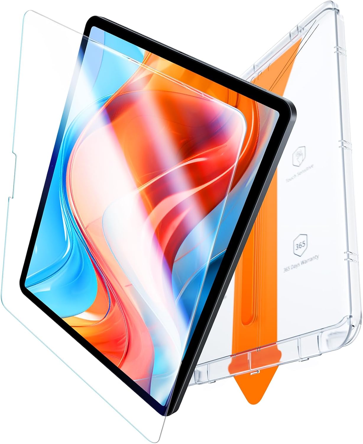 UltraGlass Top 9H+ Glass for iPad Pro 13 Inch Screen Protector [Longest Durable & Anti-Scratch] iPad 13 Pro Screen Protector M4 2024, True Military Grade, Auto-Installation, HD Clarity