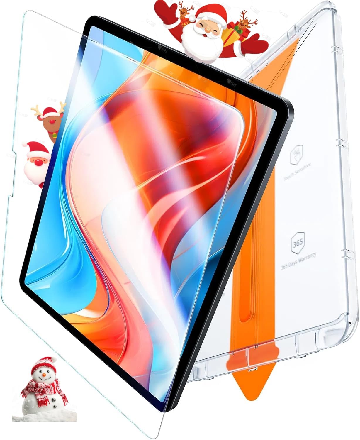 UltraGlass Top 9H+ Glass for iPad Pro 13 Inch Screen Protector [Longest Durable & Anti-Scratch] iPad 13 Pro Screen Protector M4 2024, True Military Grade, Auto-Installation, HD Clarity