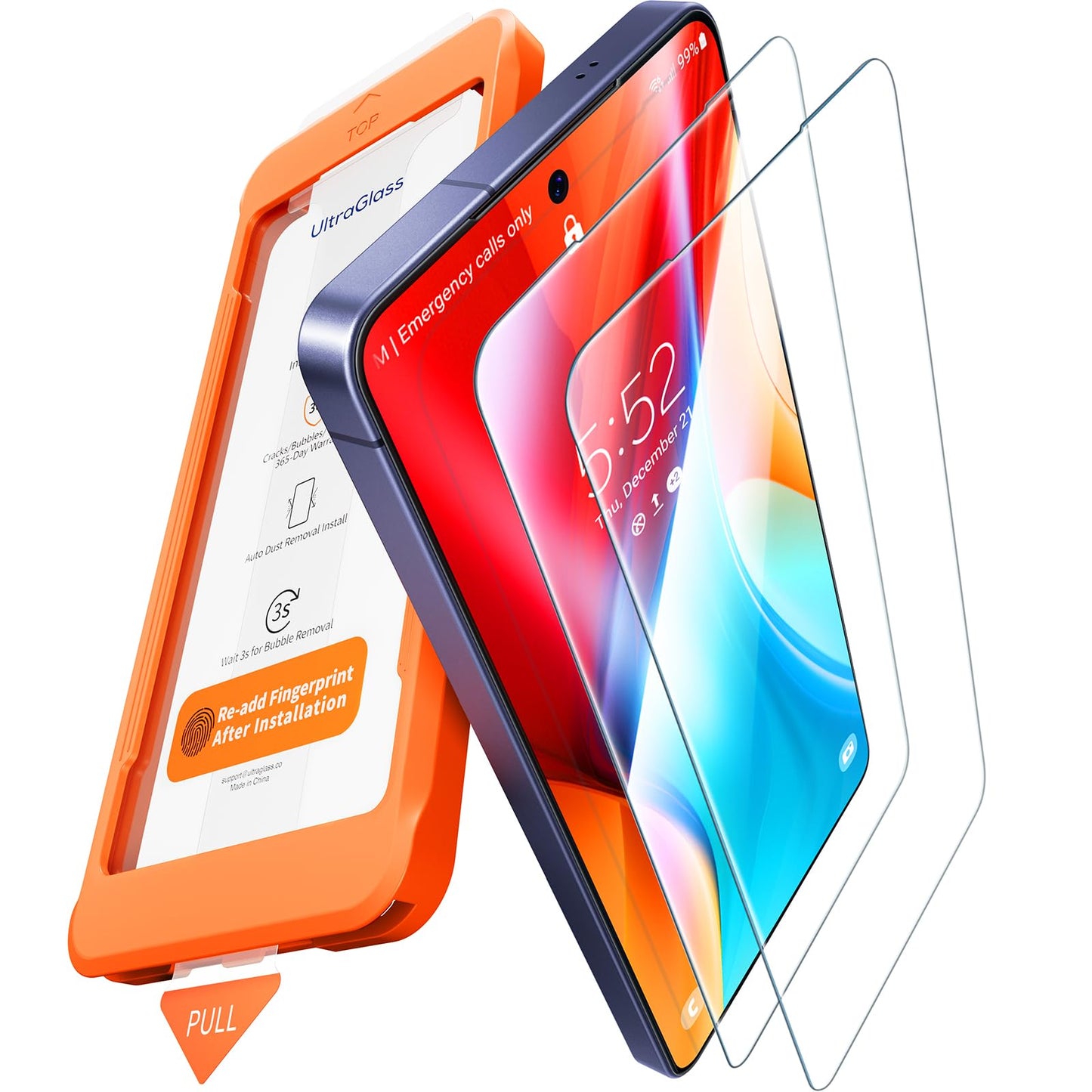 UltraGlass Samsung Galaxy S26 Ultra Privacy Screen Protector, 2 Pack